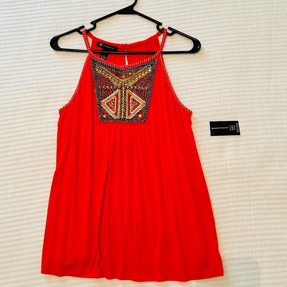INC International Concepts Tropic Heat Tank Top Size S NWT